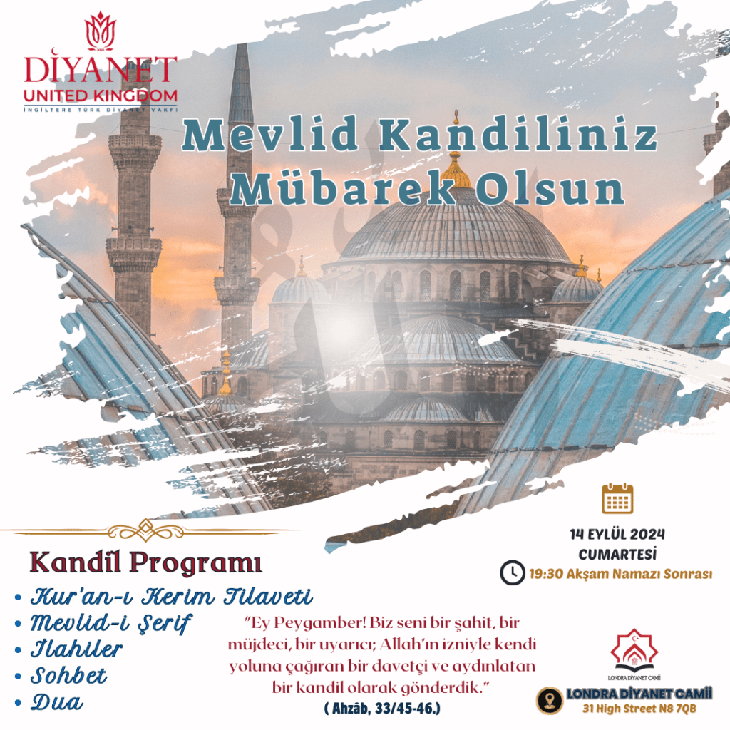 Mevlid Kandiliniz Mübarek&nbsp;Olsun