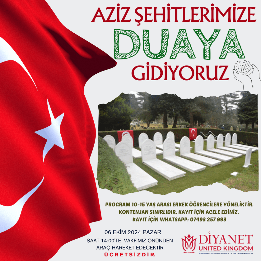 AZİZ ŞEHİTLERİMİZE DUA YA&nbsp;GİDİYORUZ