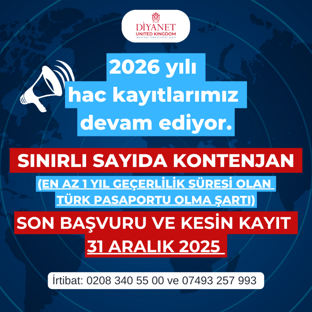 2026 HAC SON SINIRLI SAYIDA&nbsp;KONTENJAN