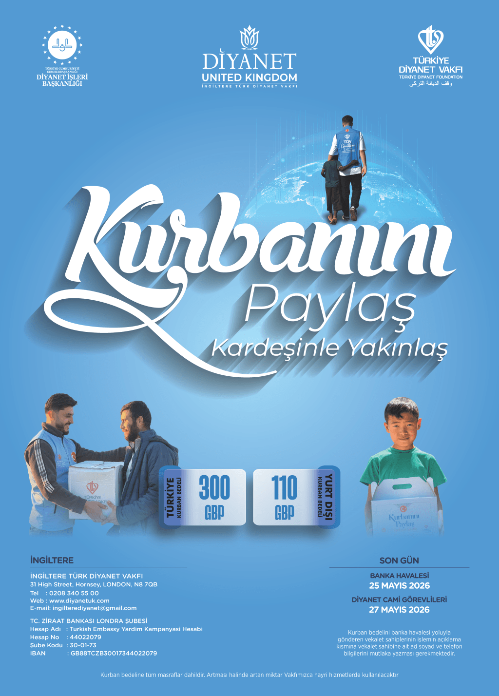 Kurbanını Paylaş , Kardeşinle Yakınlaş..